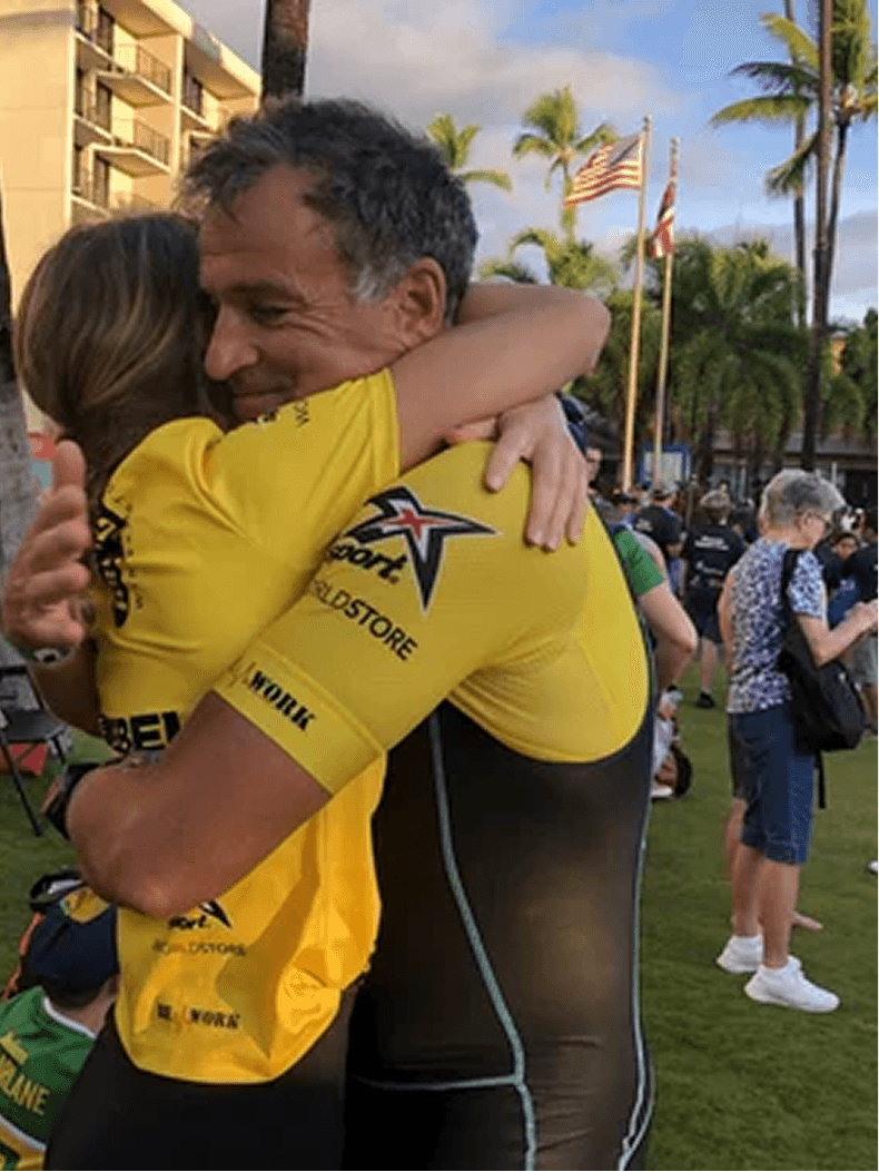 Paul auf der Laufstrecke Hawaii