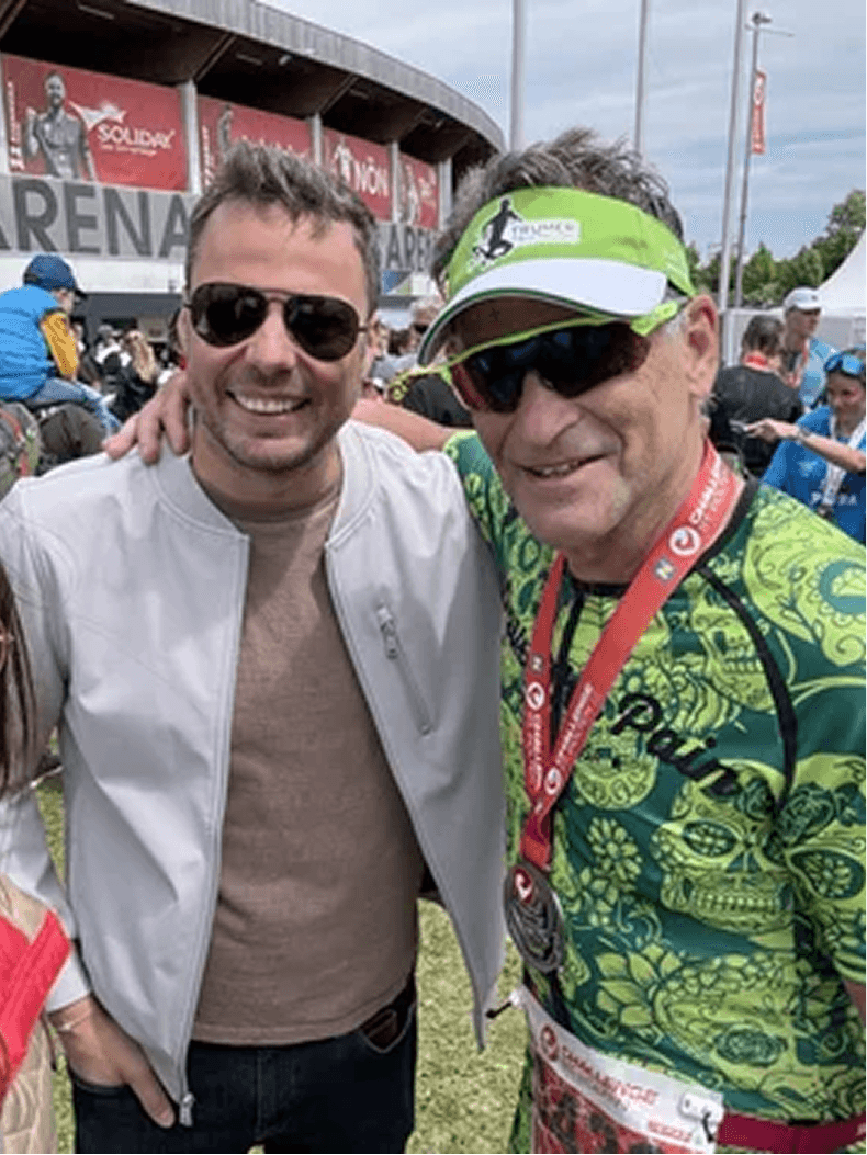 Paul nach dem Rennen