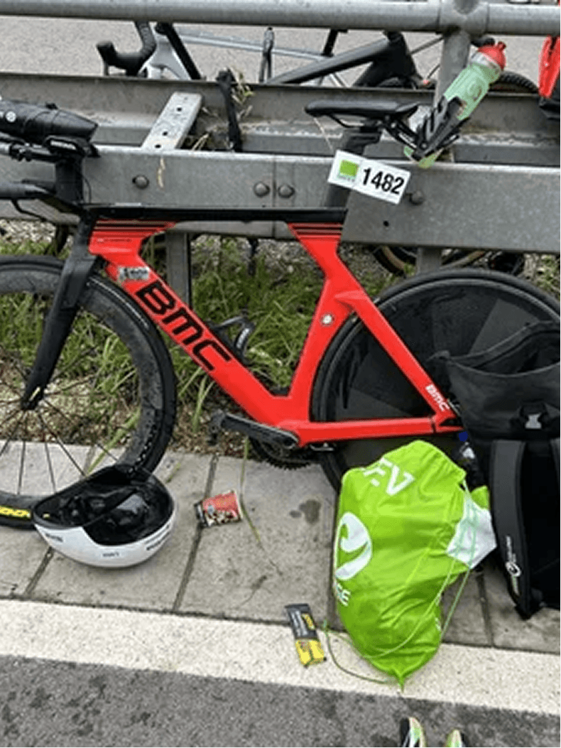 Paul am Abend vor dem Rennen