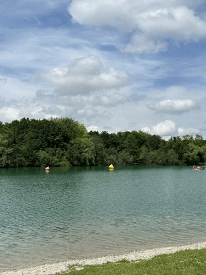 Paul auf der Radstrecke