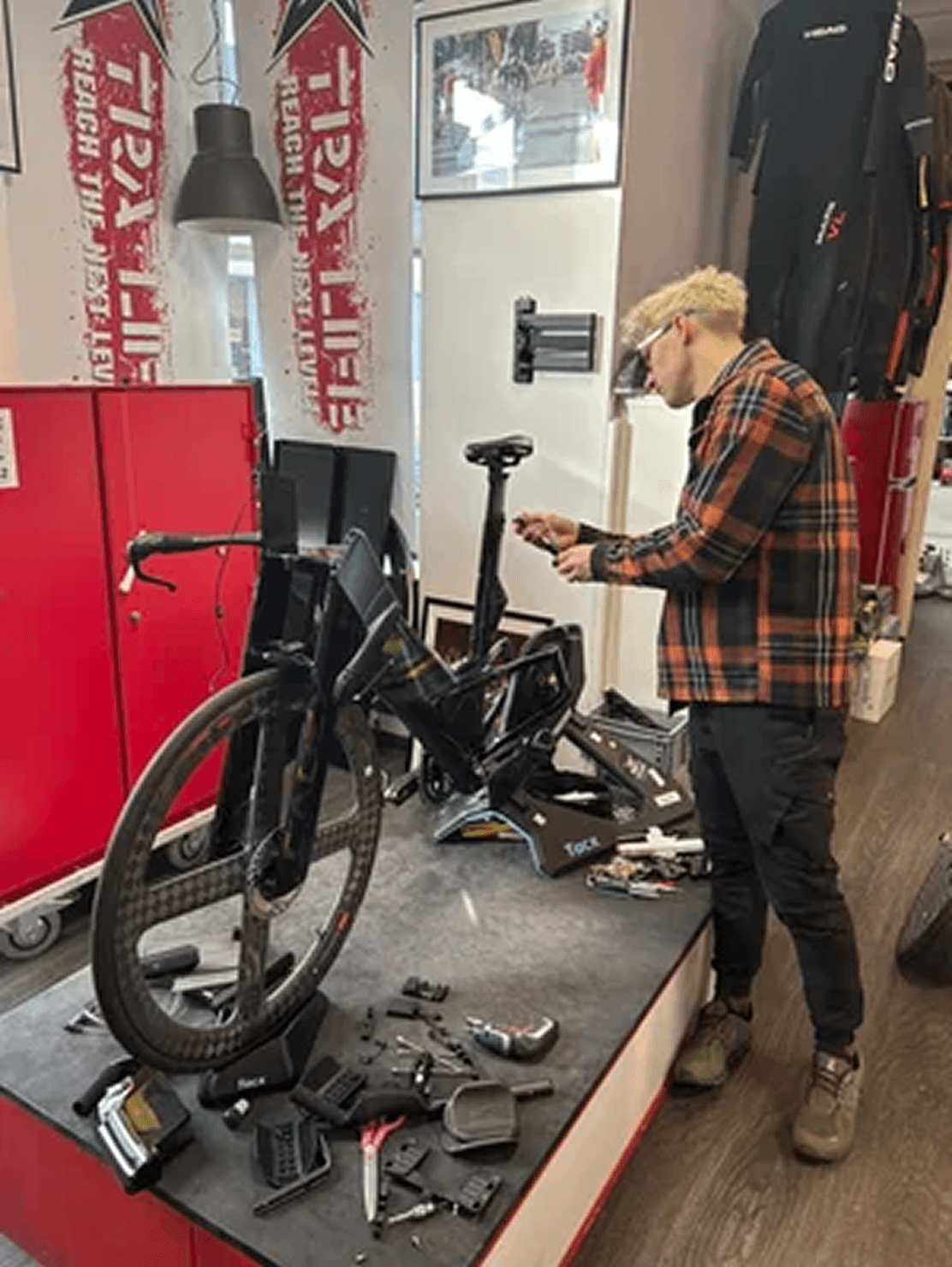 Paul Marouschek mit Sponsor